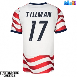 Spojené státy Malik Tillman #17 Domácí Dres MS 2026 Krátký Rukáv